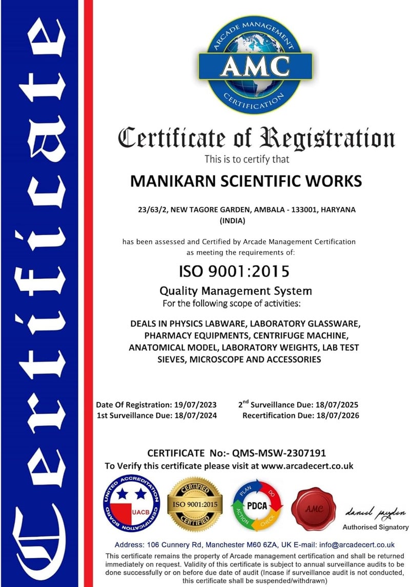 MANIKARN Test Sieve 8 Inch (200mm) – 90 Micron Mesh, ASTM No. 170 – Grade 304 Stainless Steel Frame & Mesh – Laboratory Sieve for Soil, Sand, and Particle Size Analysis - Image 4
